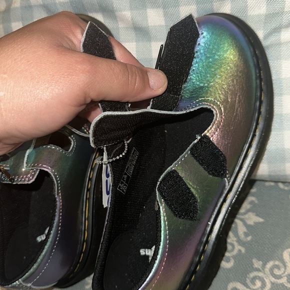 NWT- Doc Martins, girls velcro iridescent, double strap Mary Jane’s - Picture 3 of 6
